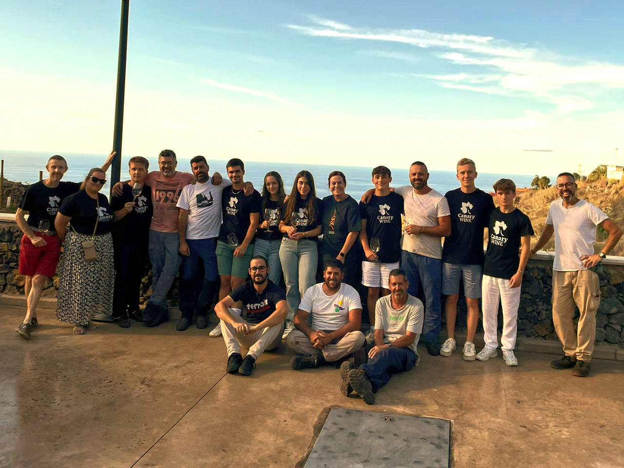 Estudiantes Erasmus franceses realizan sus prácticas en las bodegas de Canary Wine