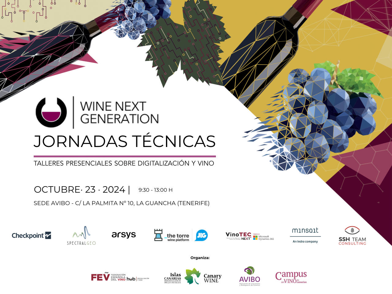 AVIBO y la Federación Española del Vino (FEV) organizan unas Jornadas Técnicas de Digitalización para el sector